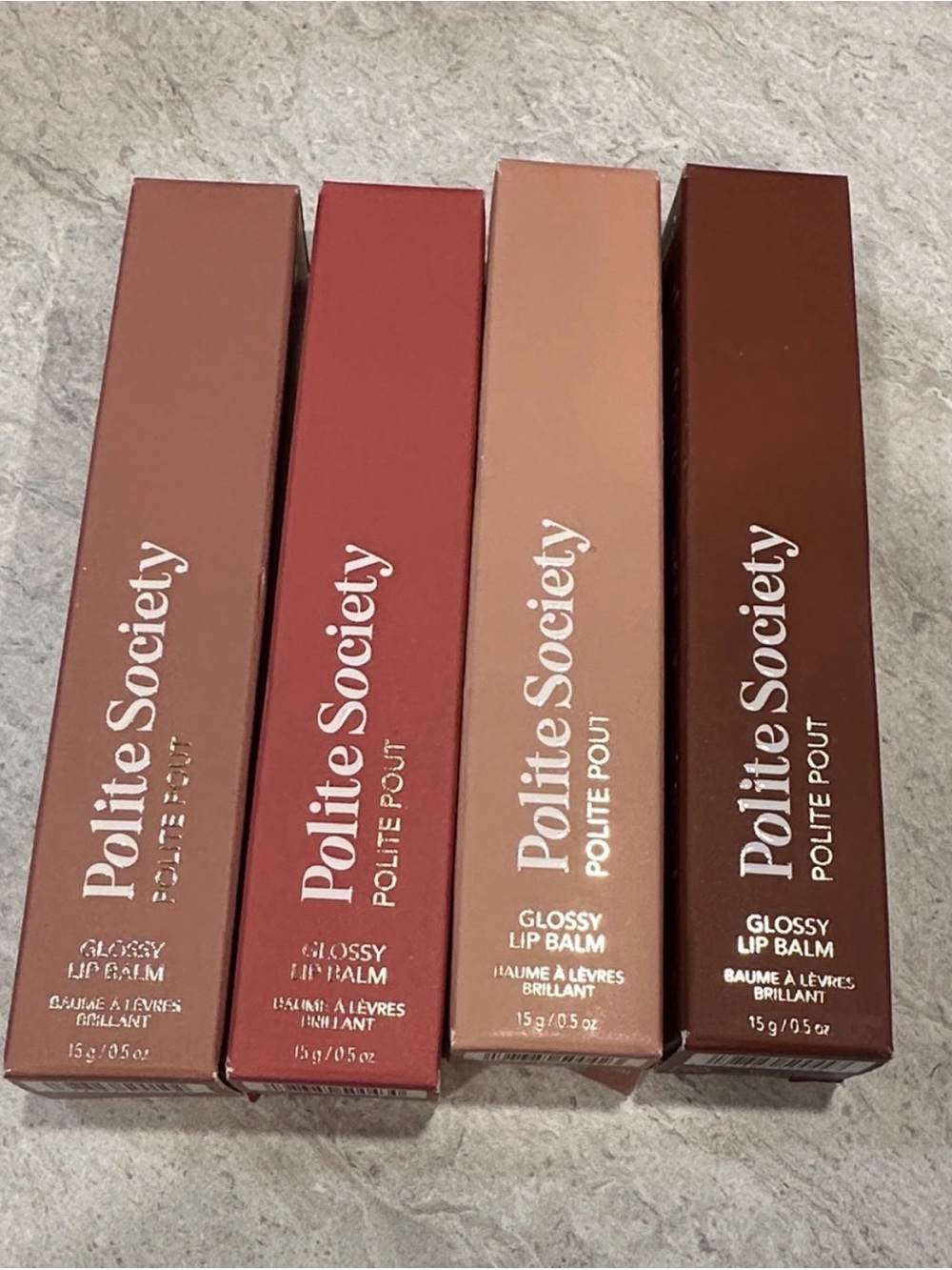 Polite Society Glossy Lip Balm Collection -